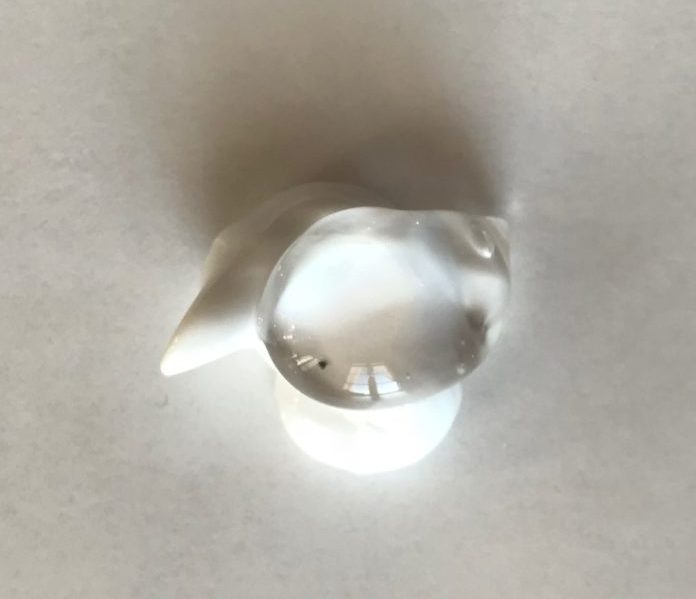 Noisette de retardateur pour séchage mélangé à la couleur, ici le blanc de titane qui est opaque