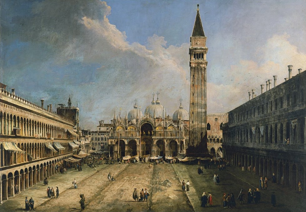 Place Saint-Marc de Venise - Canaletto - vers 1723 - 1724