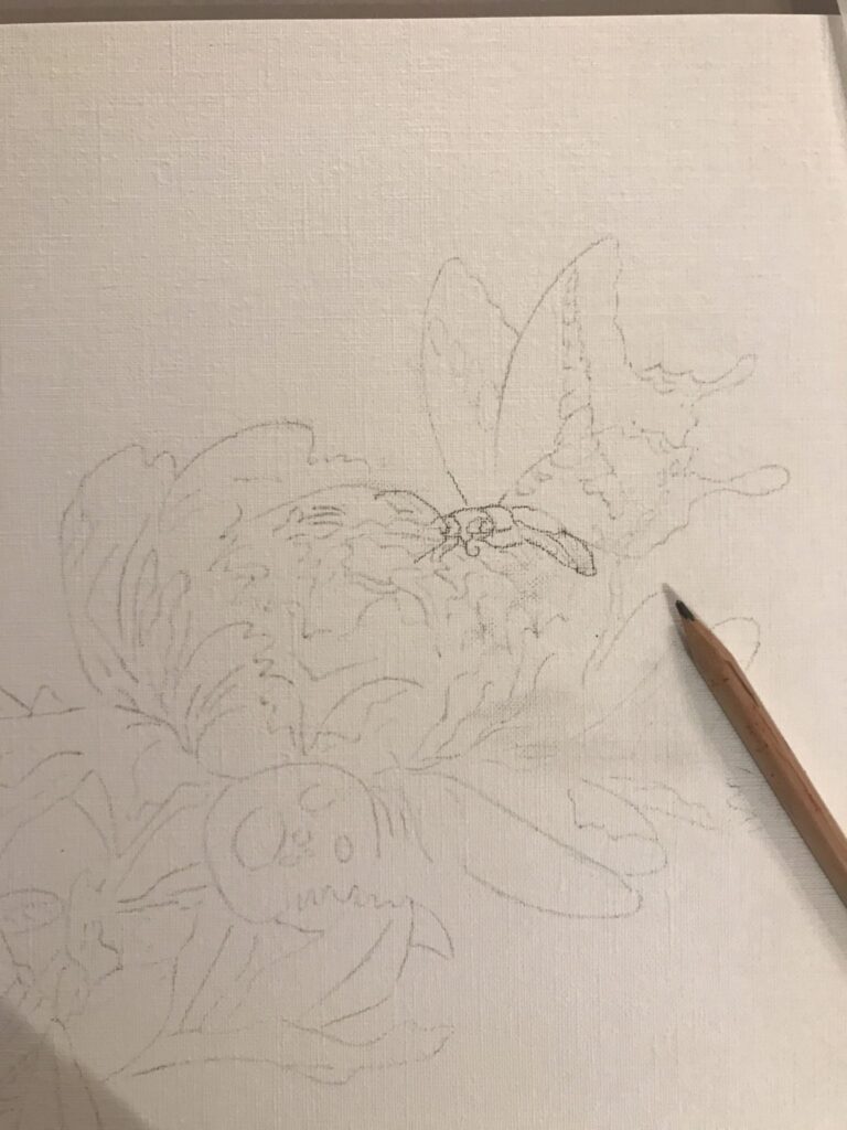 finalisation du décalquage